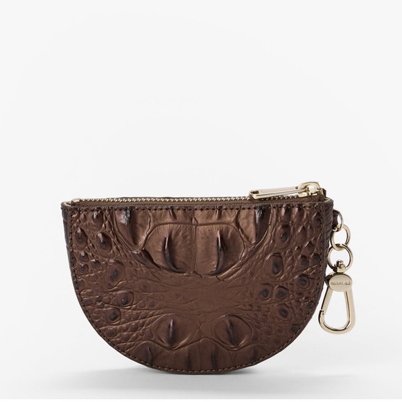 BRAHMIN  Britt coin & cardholder with a soft half-moon silhouette. NWT - Picture 3 of 5